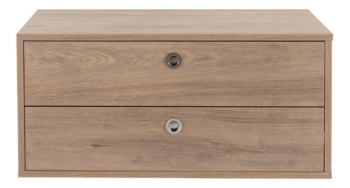 Modulo Burdeos Cajones 80 Cm Color Avellana