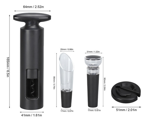 Juego De Abridor De Botellas Manual Para Vino, Sacacorchos P