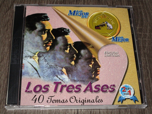 Los Tres Ases, 40 Temas Originales, 2cds, Bmg 2000