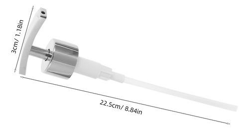 Bomba Dispensadora De Loción Metálica: Accesorio Para Botell