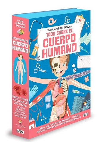 Viaja Aprende Explora  El Cuerpo Humano200 Piezas Sassi