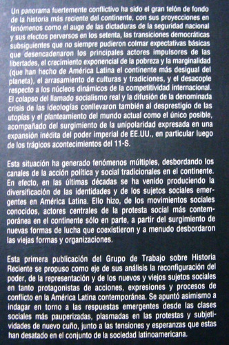 Clacso 3ts Protesta Social Movimiento Piqueteros Lucha Obrer (Usado)
