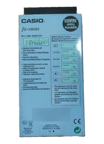 Calculadora Científica Casio Fx-100ms