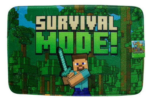 Tapete De Foam De Minecraft 70 Cm 45 Cm Minecraft Verde