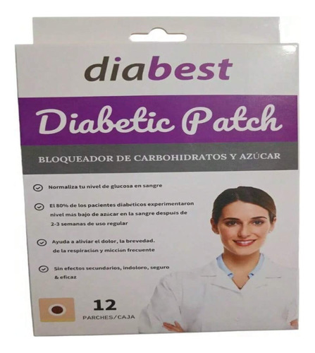 12 Parche Para La Diabetes Regula Los Niveles De Azucar Color Multicolor