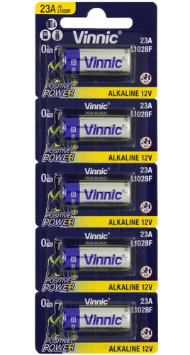 25 X Pilas Vinnic 23a Alcalina Alarmas Control Remoto Porton