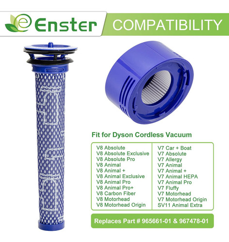 Filtro De Substituição Para Dyson V7 V8 Animal Absolute Carb