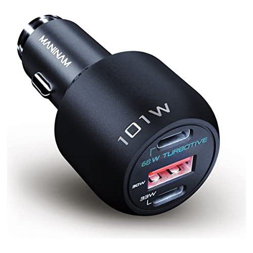 Adaptador De Cargador De Coche Usb C - Alta Potencia De...