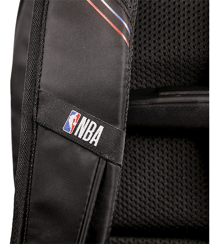 Mochila Grande 5 Comp. Notebook Nba Pro - Preto Desenho Do Tecido Lisa