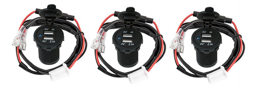 Encendedor De Coche Con Doble Conector Usb De 12 V, Conector