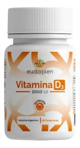 Vitamina D3 2000ui X 90 Comp Fortalece Huesos