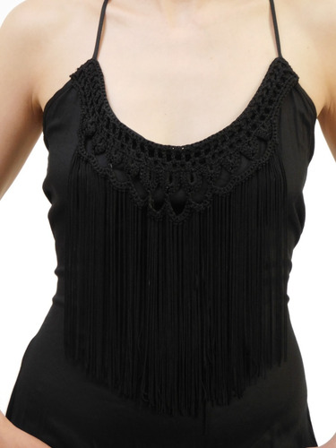 Imagen 1 de 4 de Blusa Studio F Barbitas T En Espalda Talla Xs Y S