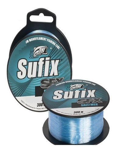 Hilo Para Pesca Sfx Salt 50mm / 300m  Azul Claro + Envio