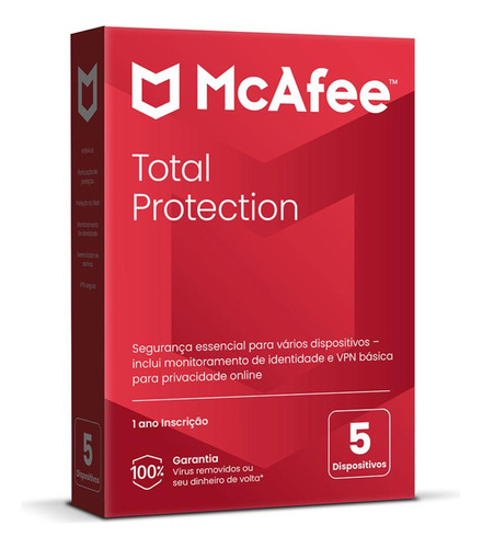 Dispositivos Mmcafee Total Protection 5