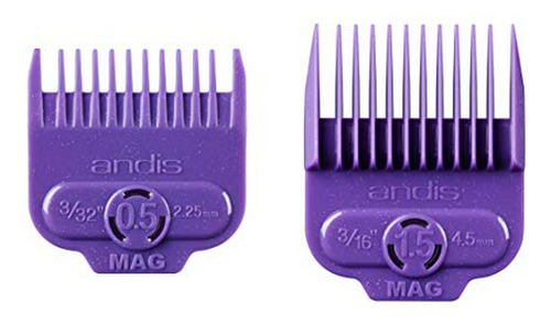 Peines - Andis Magnetic Comb Set - Dual Pack 0.5 & 1.5, 1 Co