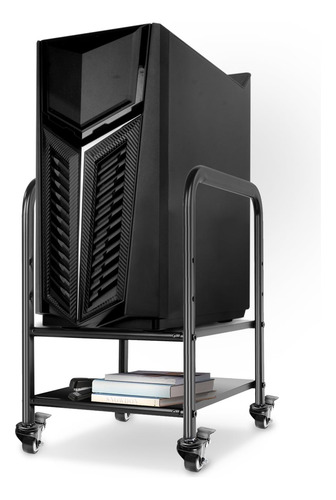 Soporte Para Torre De Computadora Ajustable Con Ruedas
