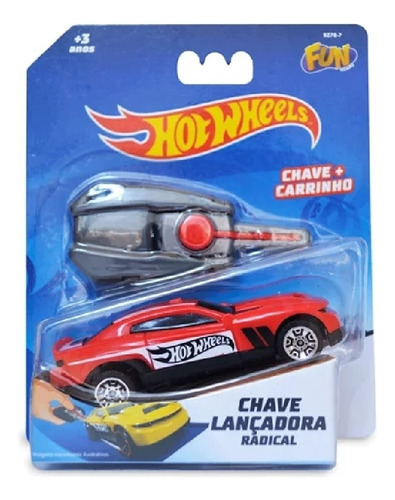 Vermelho Chave Lancadora Hot Wheels - Fun F0003-4