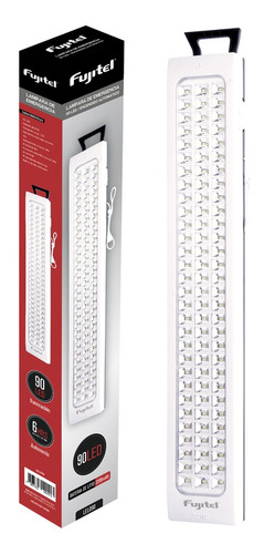 Luz De Emergencia Recargable Fujitel 90 Led Litio