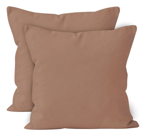 Funda Almohada Lona Algodón 45 X 45 Cm Decorativa Oculta