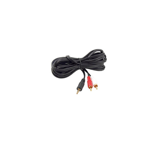 Cable Aux 2x1 Rca A 3.5mm 7 Metros Gold Jaltech