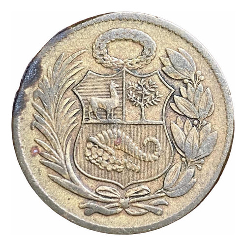 Moneda 1 Sol De Oro Peru 1964 Km 222