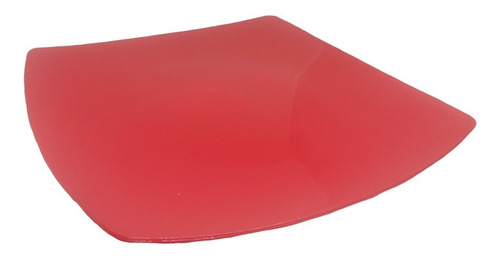 140 Platos Ensalada De Colores Cuadrado Plástico 150ml