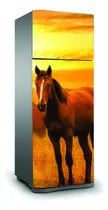 Comprar Vinilos Decorativos Para Heladera Caballos 150x60cm Caballos