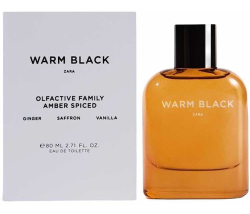 Zara Warm Black 80 Ml Eua De Toilette