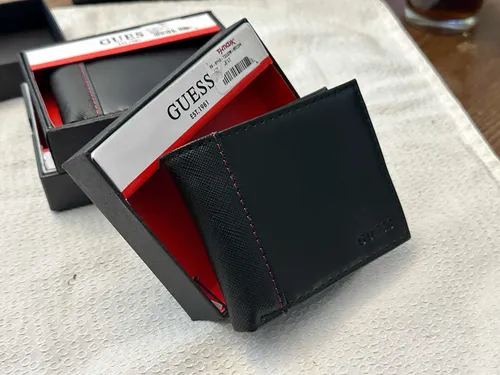 Billetera Hombre Guess 31g0220089 Original