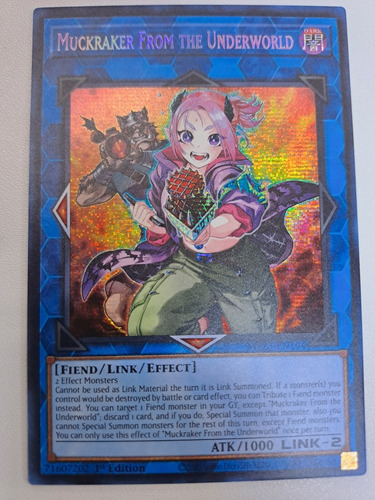 Muckraker From The Underworld Mp23-en194 Secret Rare Yugioh 