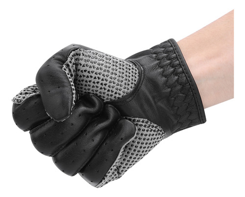 Guantes Para Hombre, 1 Unidad, De Piel De Oveja Artificial N