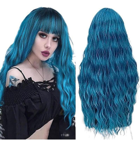 I Pulôver De Cabelo Longo Cacheado Natural Com Franja