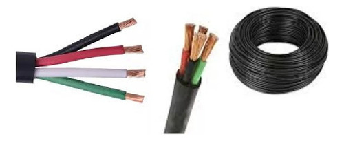 Cable Engomado St 4x16 Awg 75° 100% Cobre 10mts