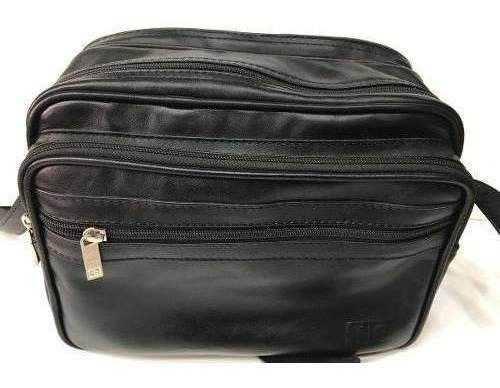 Cartera Morral Cuero Divisiones Cierre Viaje Cabina