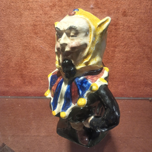 Jarra Toby Ceramica Antigua Staffordshire Personaje Pinguino (Usado)