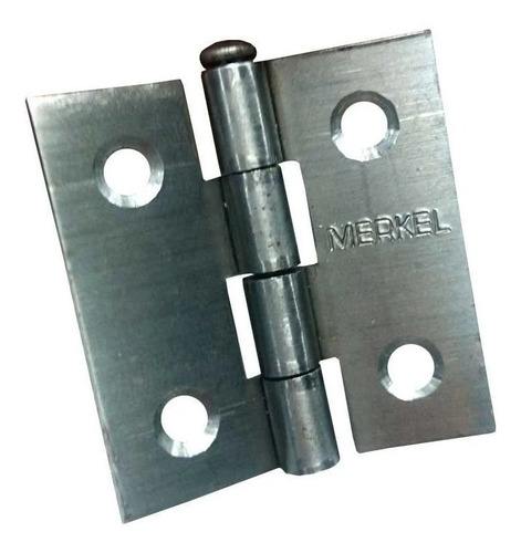 Bisagra Merkel de hierro galvanizado 184 de 1,1/2 pulgadas (24 unidades)