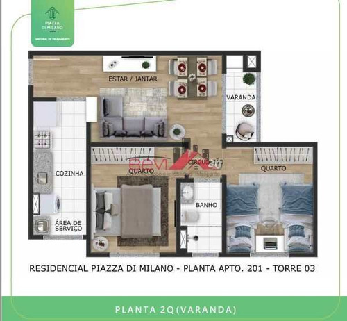 Imagem 14 de 16 de Lançamento Mrv: Piazza Di Milano, Confira Agora! - V6518