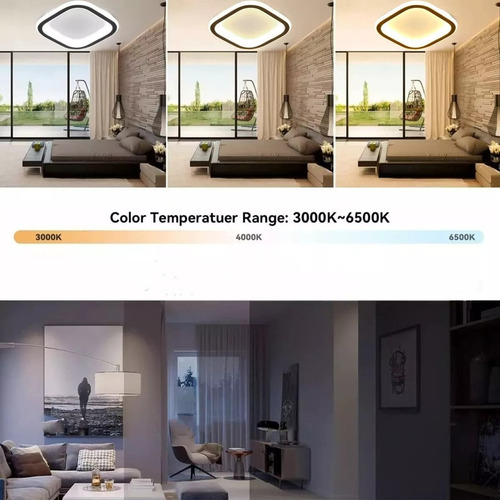 Lámpara De Techo Moderna Led Lámpara Regulable Comedor