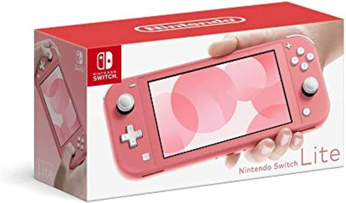 Nintendo Switch Lite Coral 32gb Rosado Nuevo