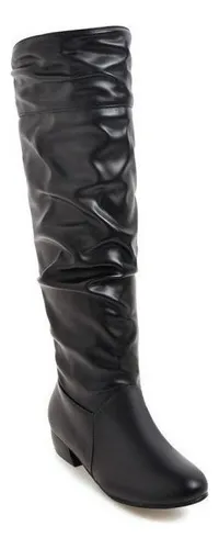 Botas largas de cuero mujer new arrivals