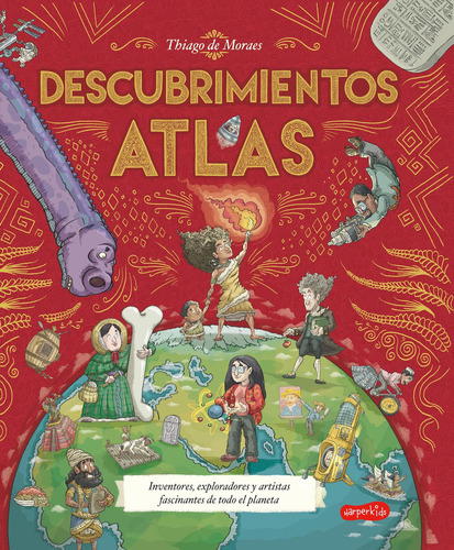 ATLAS DE DESCUBRIMIENTOS: No, de De Moraes Thiago., vol. 1. Editorial HARPERKIDS, tapa dura, edición 1 en español, 2023