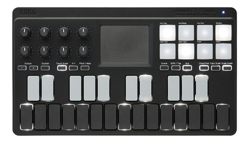 Teclado Midi Korg 25 Teclas Producción Musical -negro