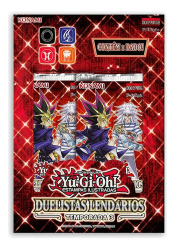 Box Duelistas Lendários: Temporada 3 Yugioh, Konami