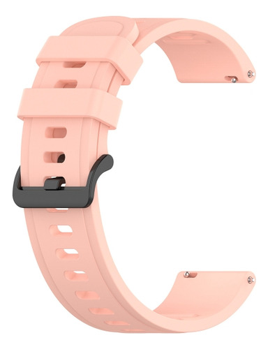 Correa De Reloj De Silicona Suave Rosa Para Samsung Galaxy W