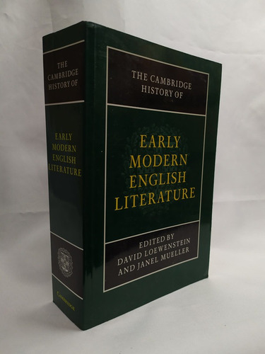 The Cambridge History Of Early Modern English Literature