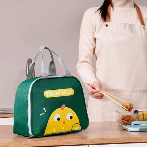 Bolso Lunchera Infantil Térmica Vianda Escolar Bebes Niños Verde Bolso Lunchera Caritas