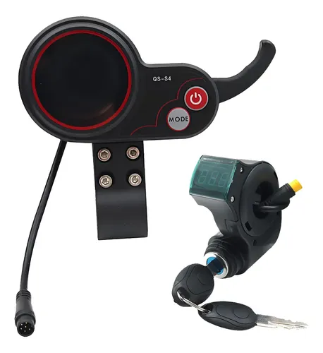 QS-S4 36V-60V ÉCran LCD AccéLéRateur au Pouce Clé de Verrouillage D QS-S4 36V-60V ÉCran LCD AccéLéRateur au Pouce Clé de Verrouillage D