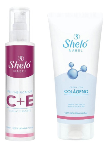 Redensificador De Cuello Y Escote + Crema Con Colágeno Shelo