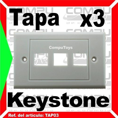 Tapa Pared 3 Keystone Estandar Ref: Tap03 Computoys Sas