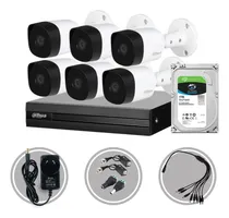 Comprar Kit Seguridad Dahua Cctv Dvr 8ch + 6 Camaras 2mp 1080p + 1tb